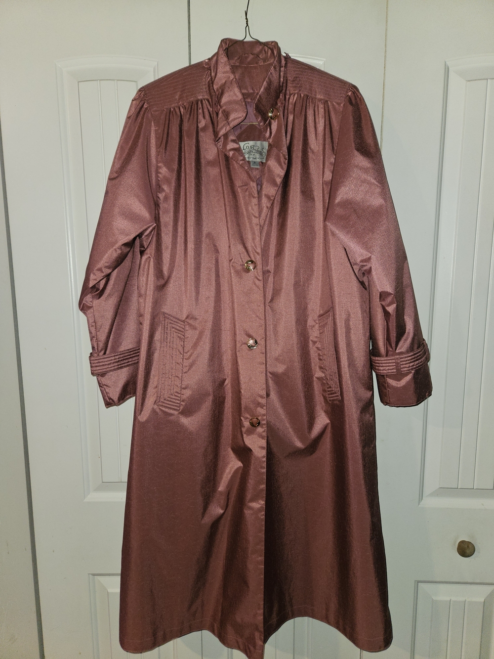Vintage 80s Coat Collectibles All-Weather Trench Coat Women's Size 8